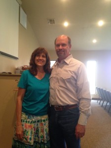 Pastor Clark and wife